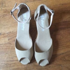 Viscata Canvas Espadrille Wedges